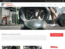 Tablet Screenshot of covenantcrossfit.com